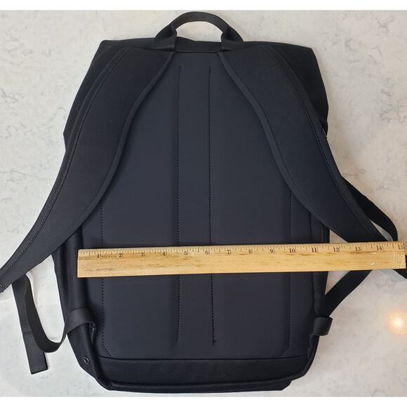 BELLROY (?) Melbourne Backpack Black Laptop Commuter Magnetic Flap - Picture 10 of 12